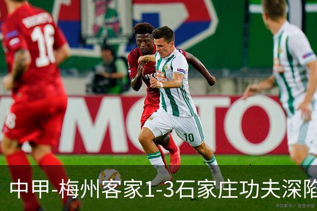 中甲-梅州客家1-3石家庄功夫深陷降级区 石家庄近7轮6胜1平